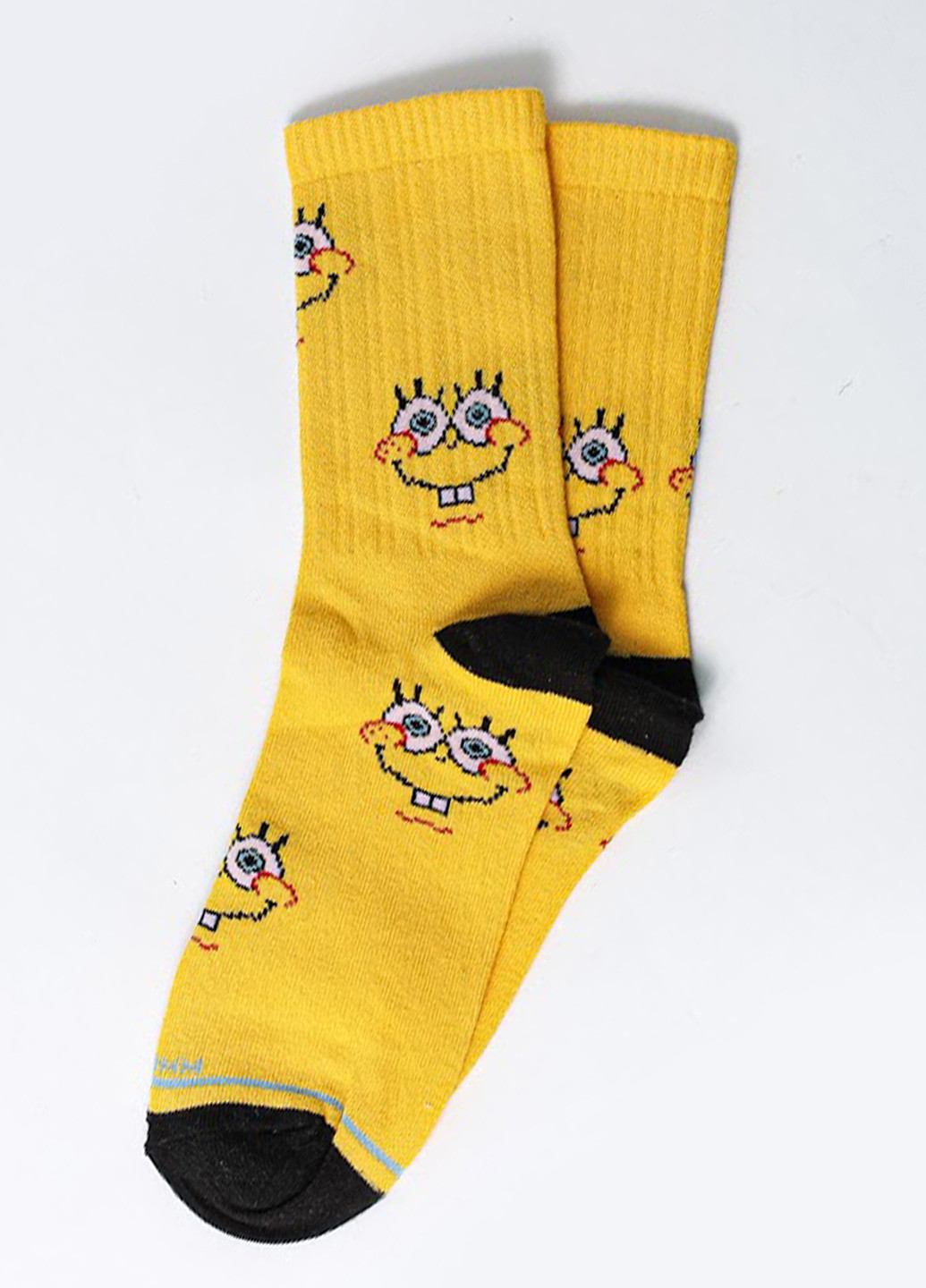 Женские носки Premium SpongeBob LOMM жёлтые повседневные