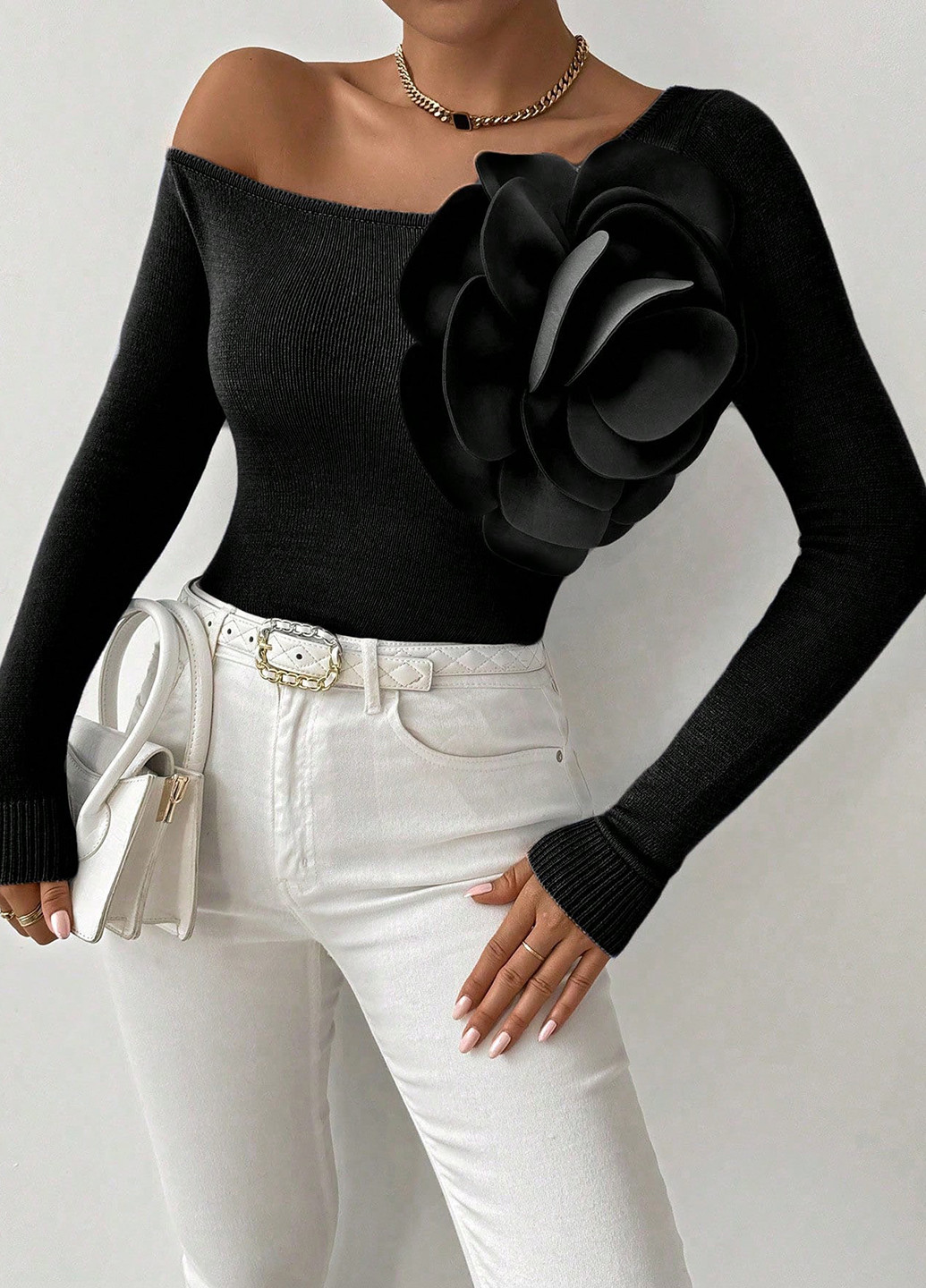 Чорний демісезонний джемпер джемпер SHEIN