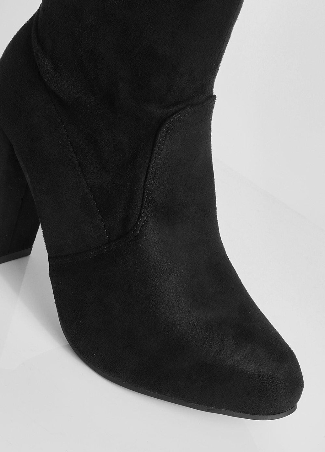 Осенние сапоги ботфорты Boohoo завязки