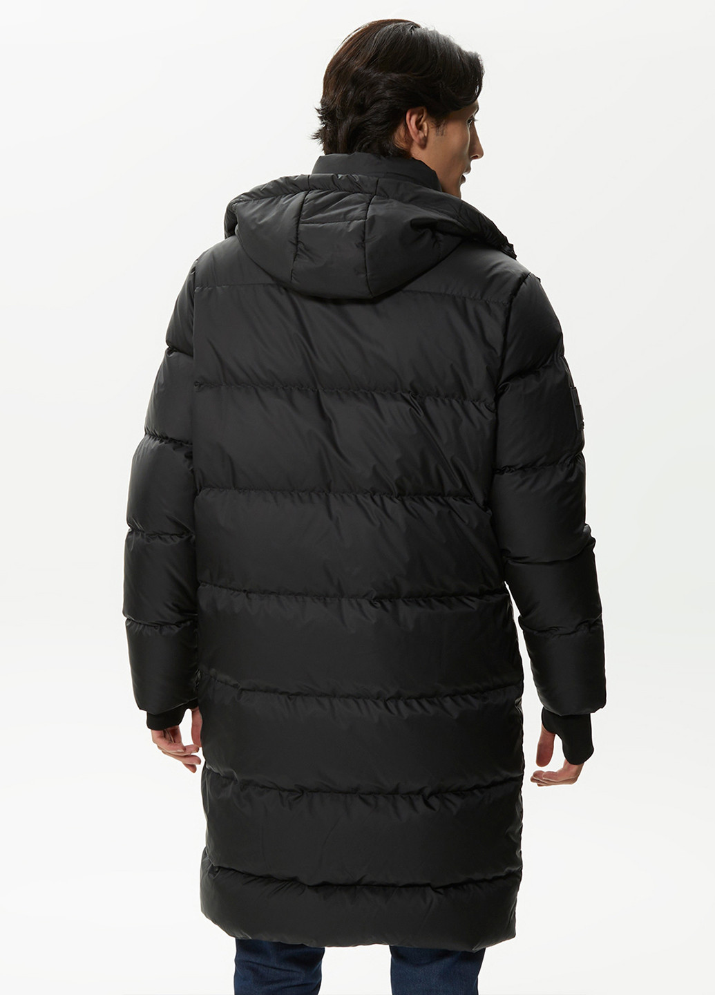 Чорний демісезонний Пуховик Lacoste