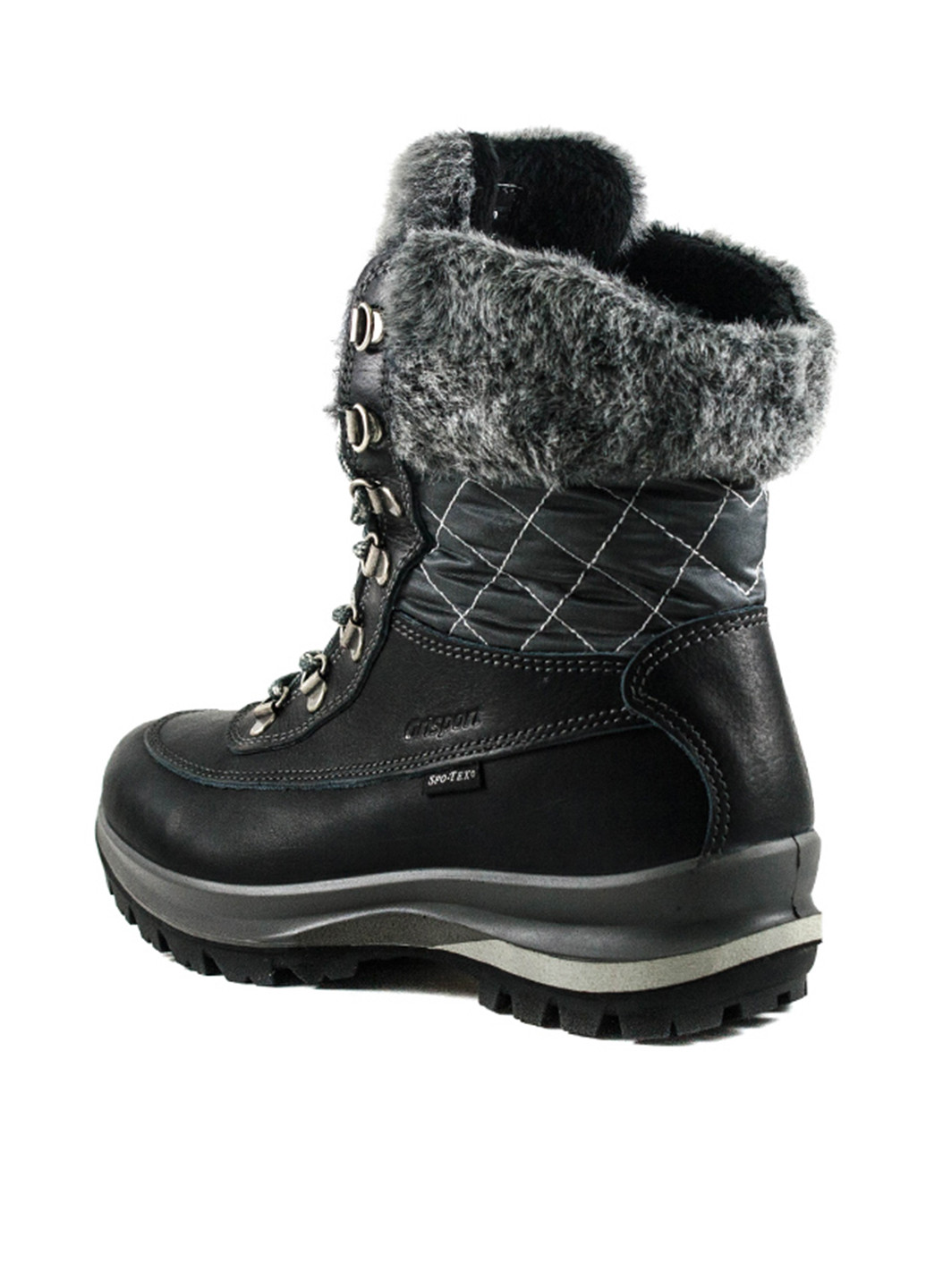 Черные зимние ботинки тимберленды Grisport