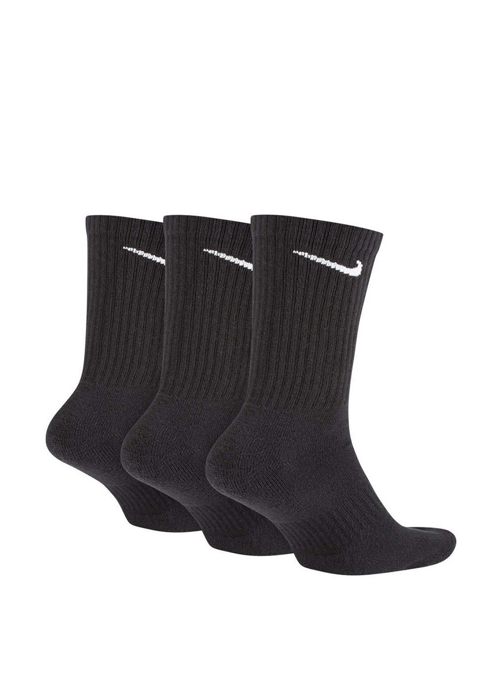 Чорні шкарпетки (3 пари) sx7666-010 Nike логотипи (269538529)