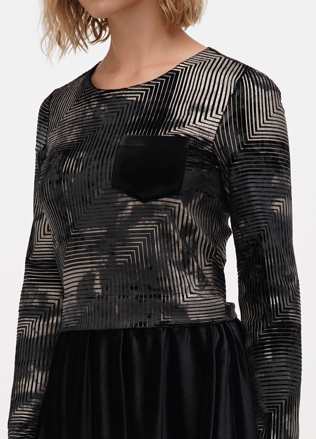 Золотой кэжуал платье а-силуэт Sassofono с геометрическим узором