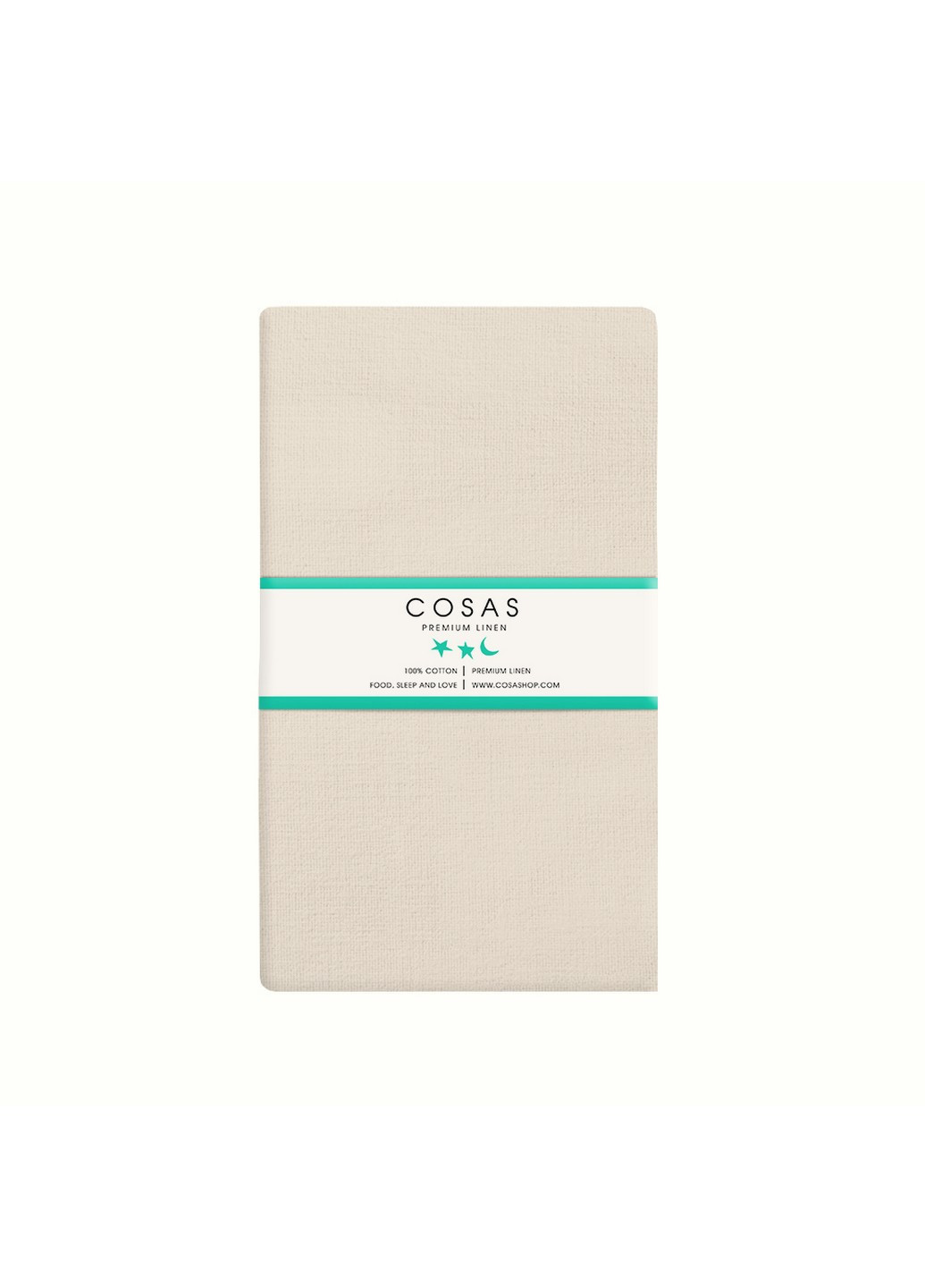 Простирадло полуторне RANFORS BEIGE 155х240 см Cosas (250459904)