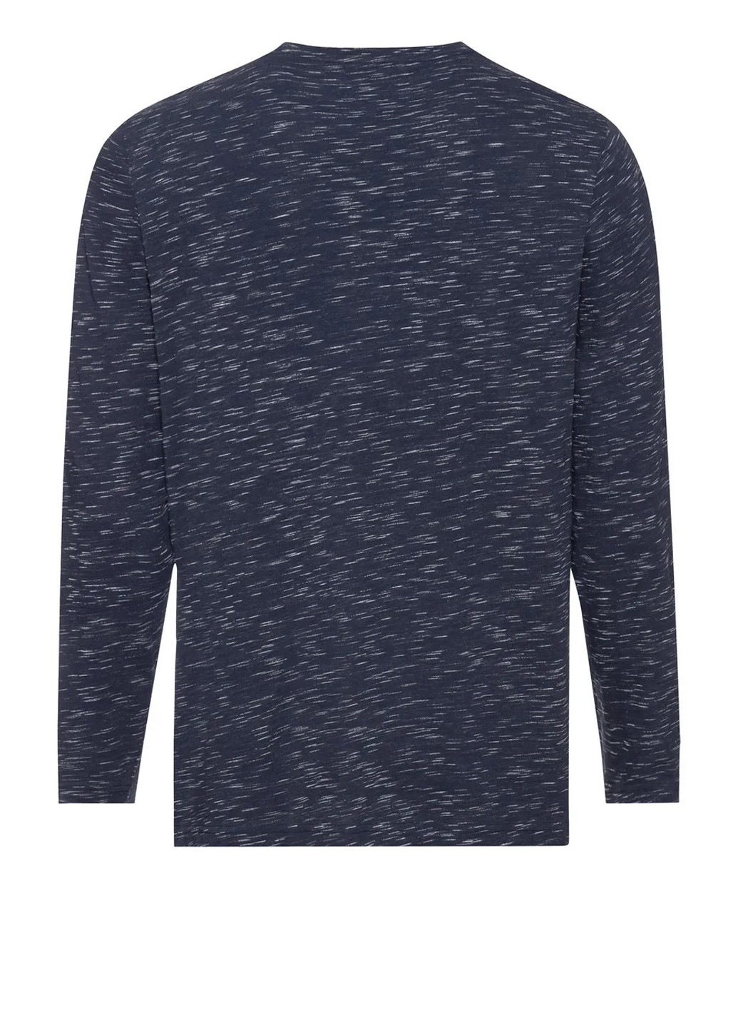 Индиго демисезонный кэжуал лонгслив Livergy меланж