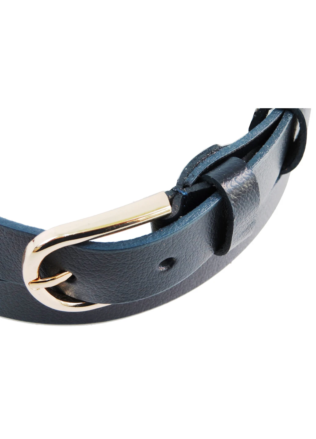 Женский кожаный ремень 110-130х3 см Skipper (252414414)