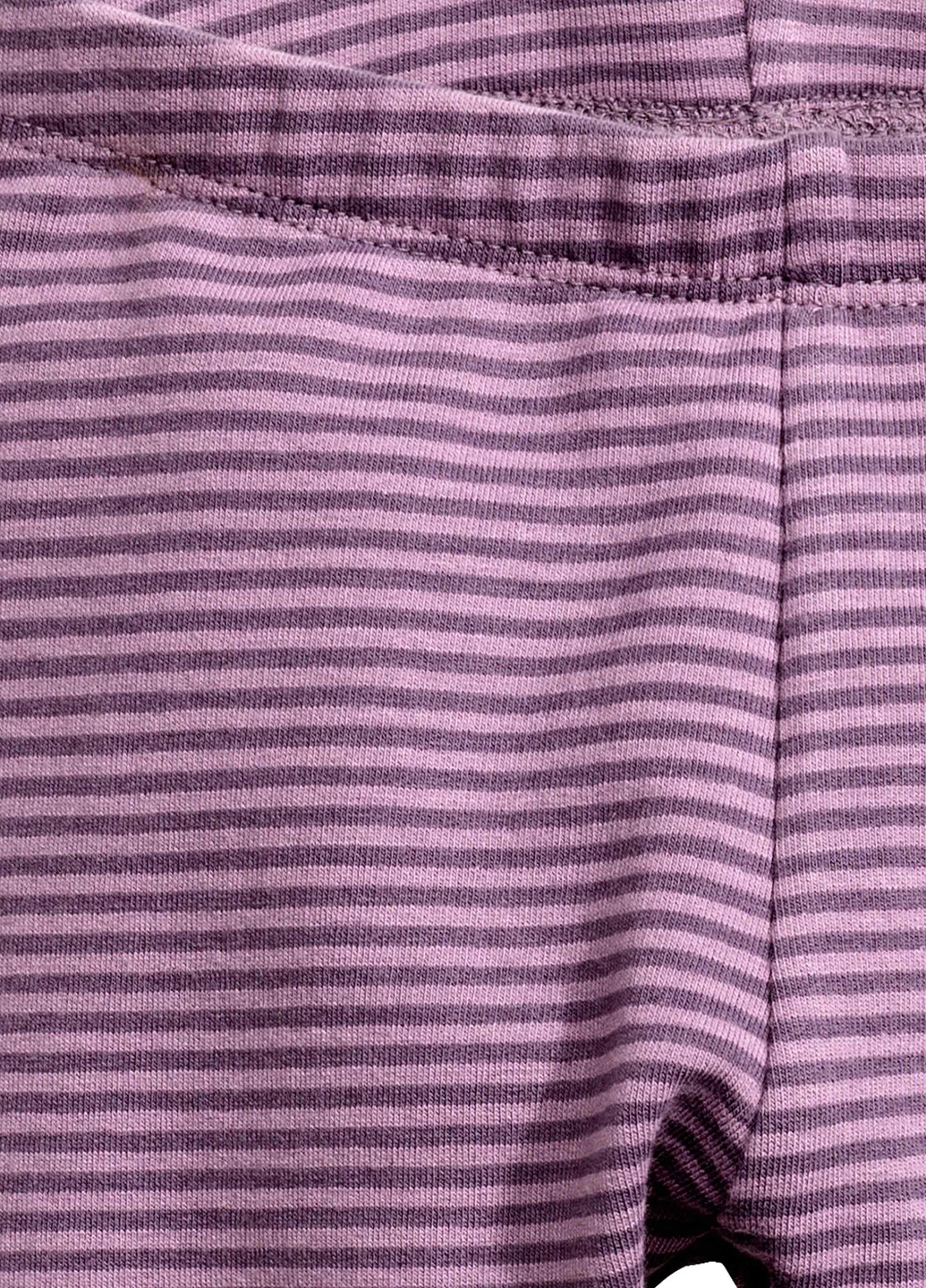 Темно-розовые кэжуал демисезонные со средней талией брюки H&M
