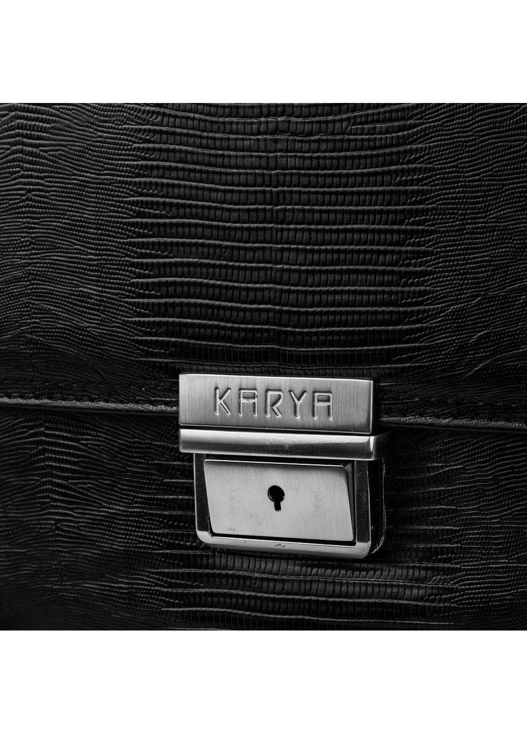 Чоловік шкіряний портфель 34х25х7 см Karya (252129648)