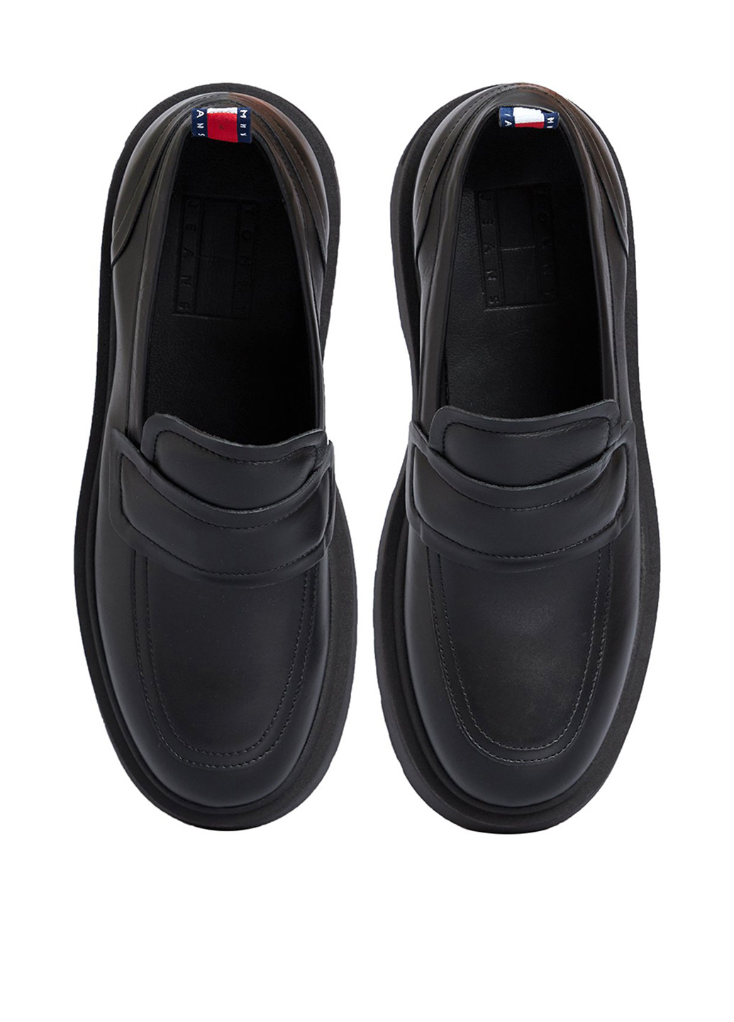 Tommy Jeans Туфлі лофери чорний з натуральна шкіра, — демісезон (302807830)