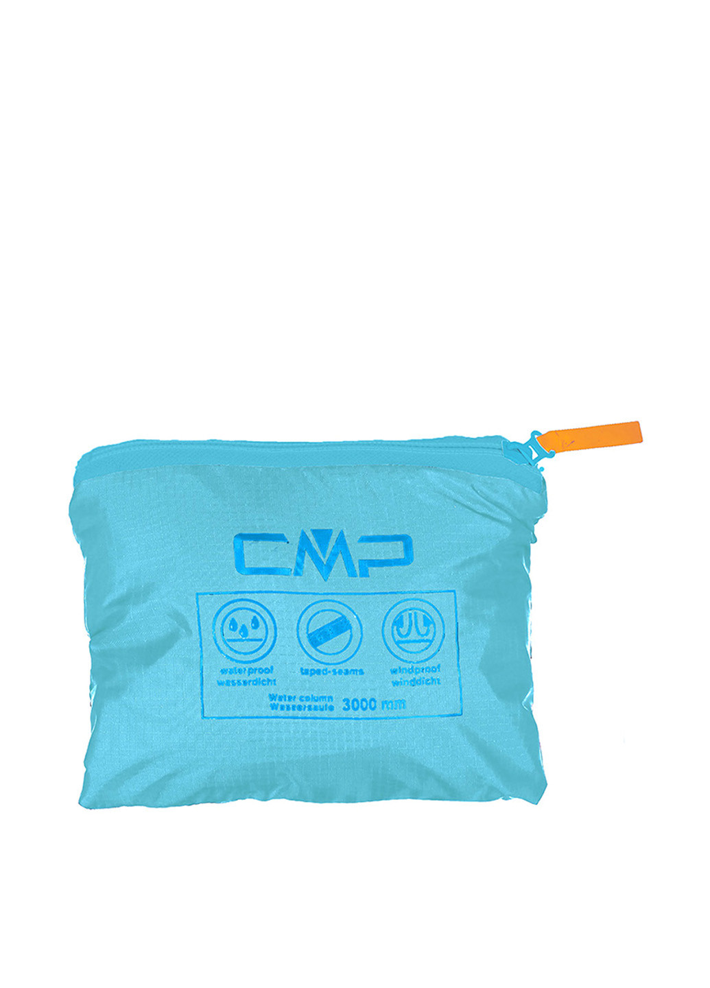 Блакитна демісезонна вітровка CMP KID G JACKET RAIN FIX HOOD