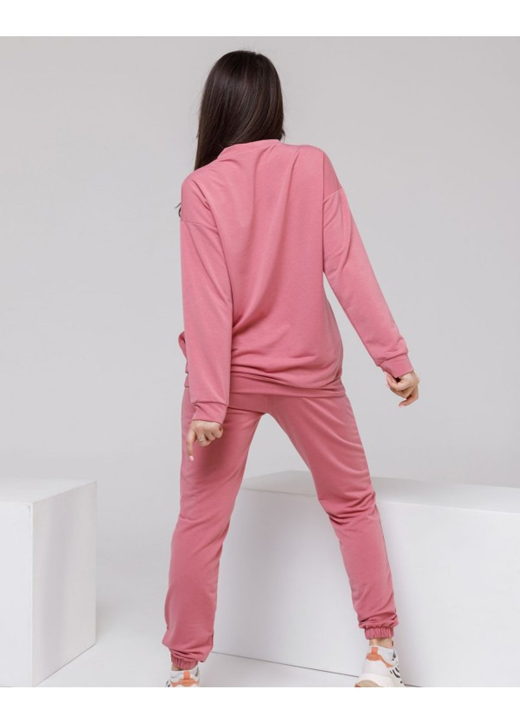 Спортивный костюм 12497 XL розовый ISSA PLUS (254426129)
