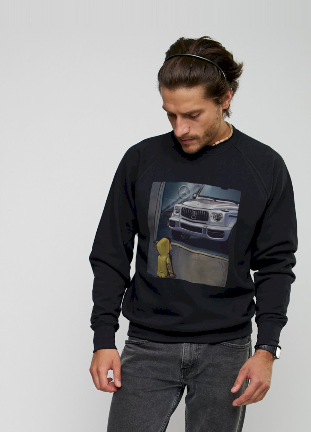 Черный свитшот мужской YAPPI (198688868)