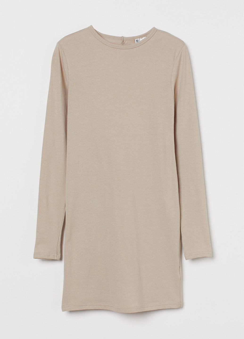 Темно-бежева кежуал сукня H&M однотонна