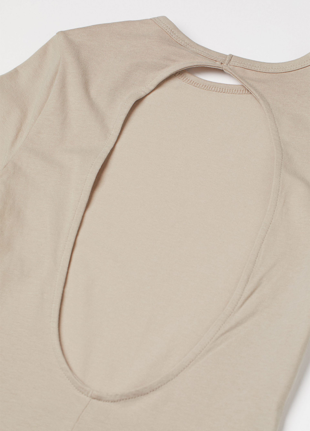 Темно-бежева кежуал сукня H&M однотонна