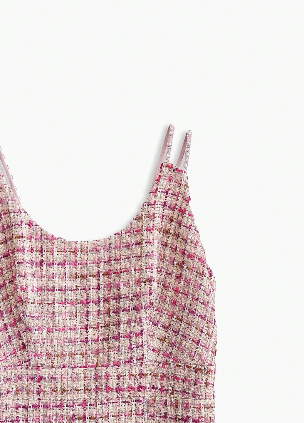 Рожева кежуал сукня SHEIN в клітинку