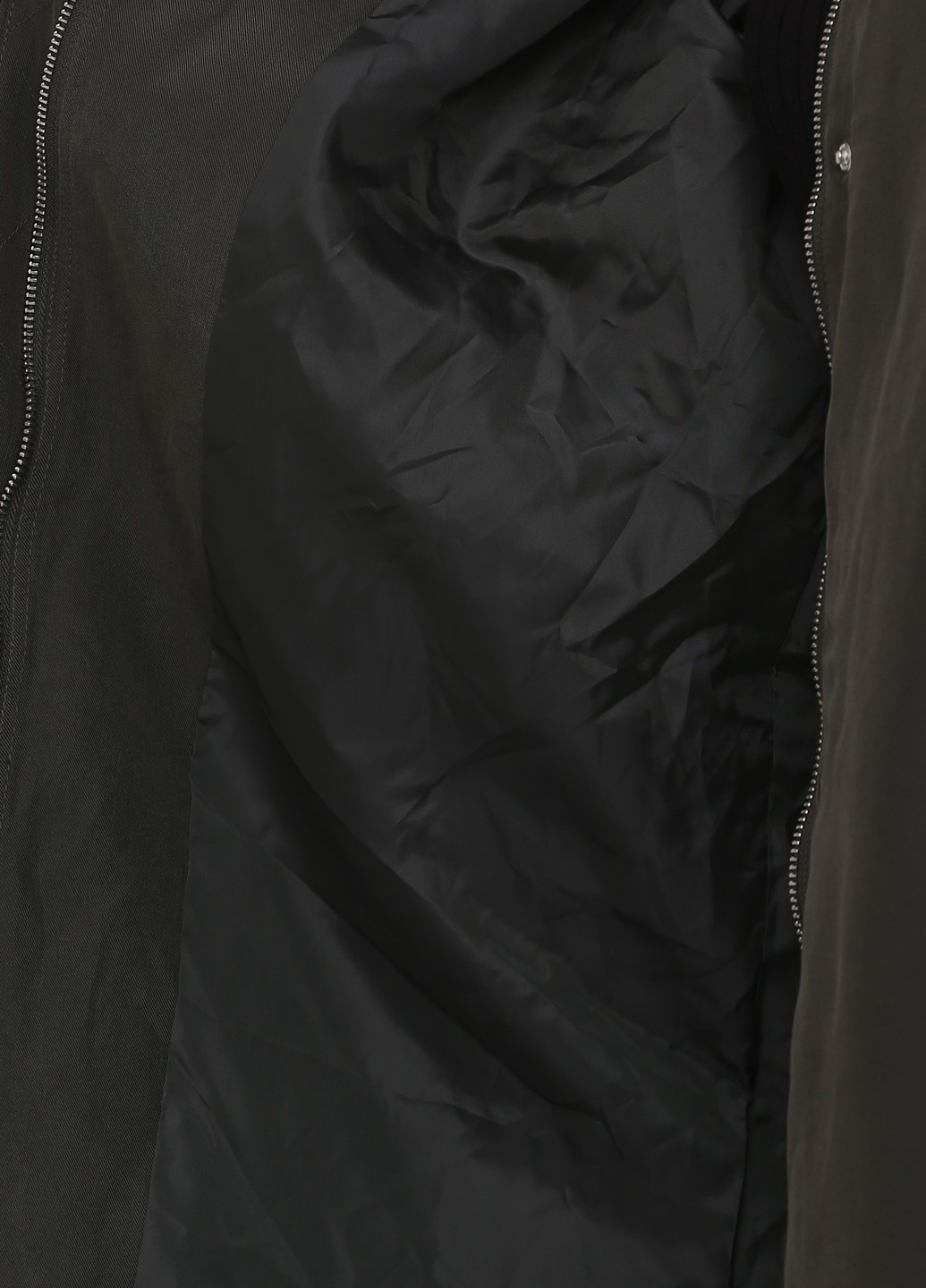 Темно-зеленое демисезонное Пальто однобортное Weekday