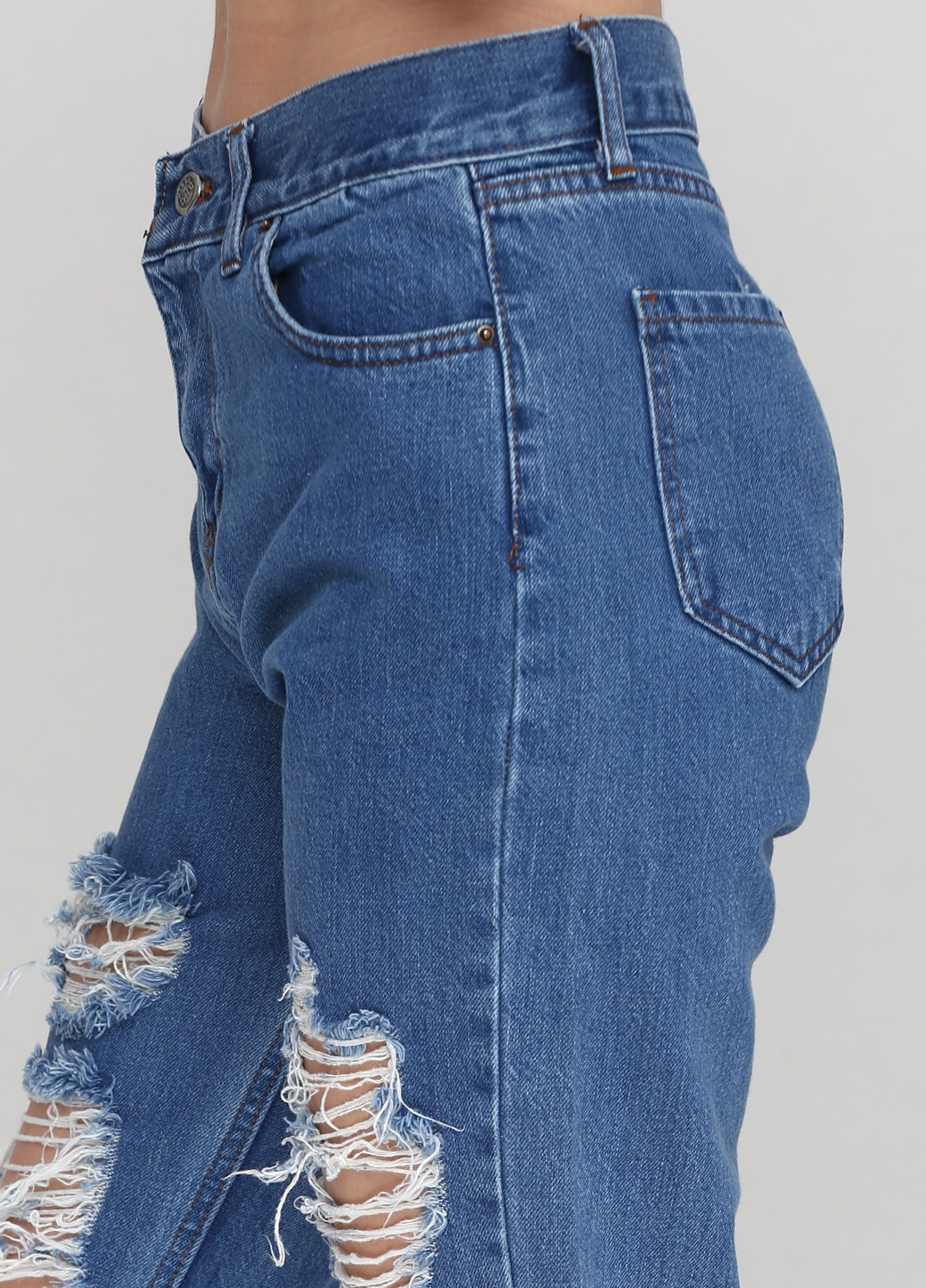 Синие демисезонные джинсы Denim