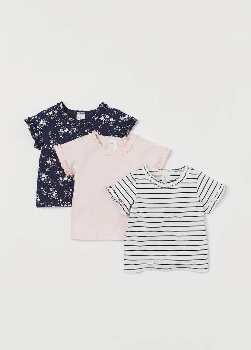 Темно-синя літня топ H&M