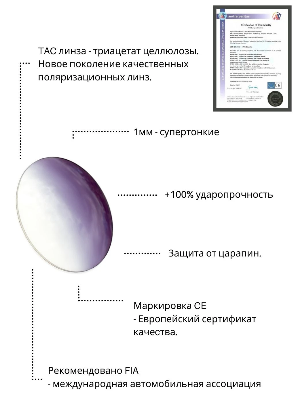 Сонцезахисні окуляри з поляризацією AMOOemporio (222321369)