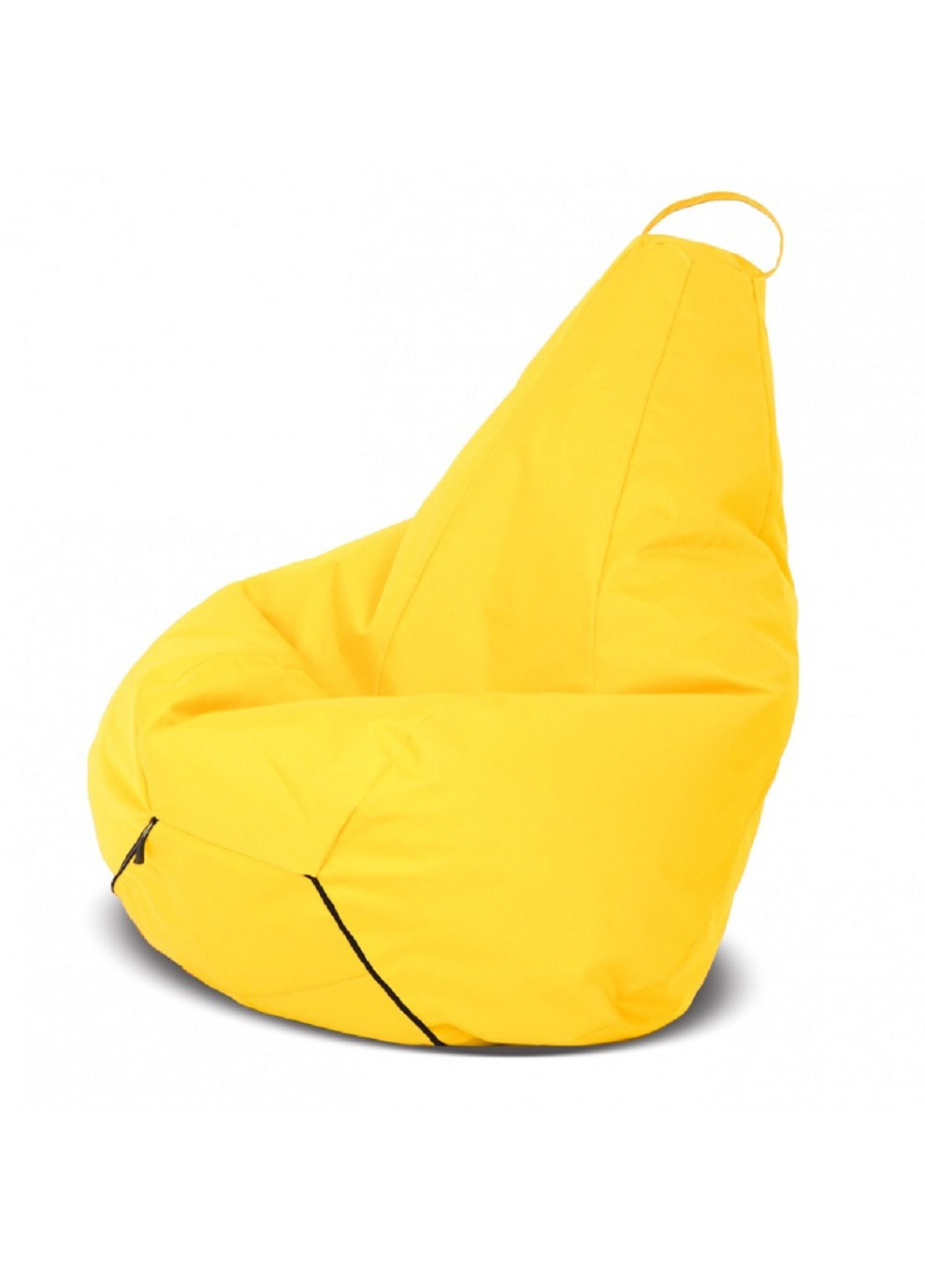 Безкаркасне крісло мішок груша зі знімним чохлом 80х100 см (50221-Нов) Жовтий Francesco Marconi (252850457)
