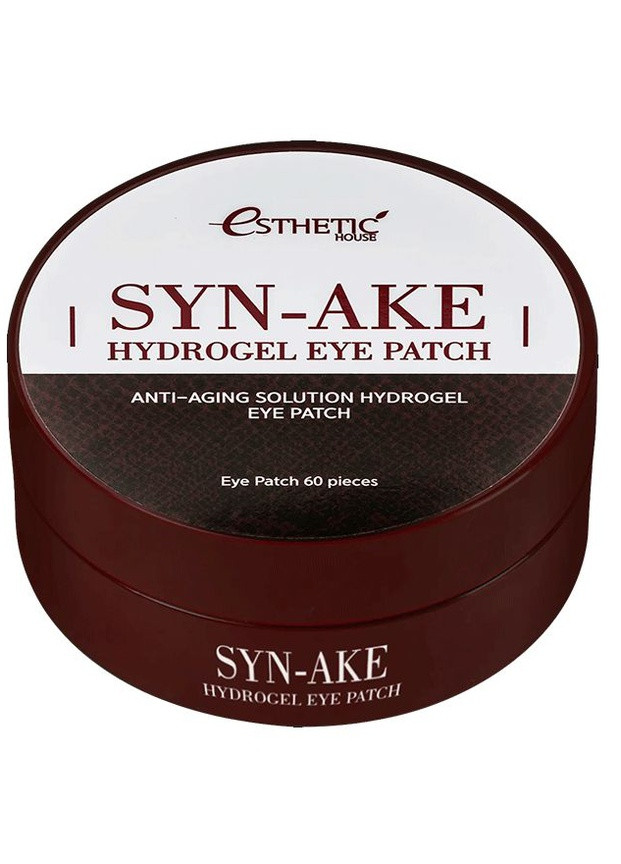 Syn-Ake Hydrogel Eye Patch Патчи под глаза гидрогелевые против старения со змеиным пептидом, 60 шт Esthetic House (236272351)
