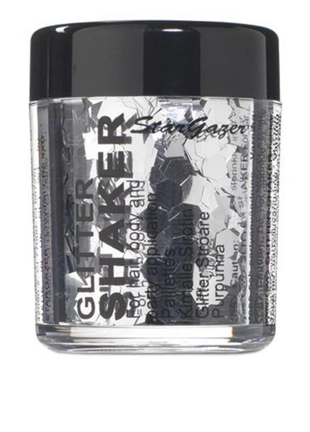 Глиттер для лица и тела (чешуя) Glitter Shaker, цвет- Chunky Silver, 5г StarGazer (63345408)