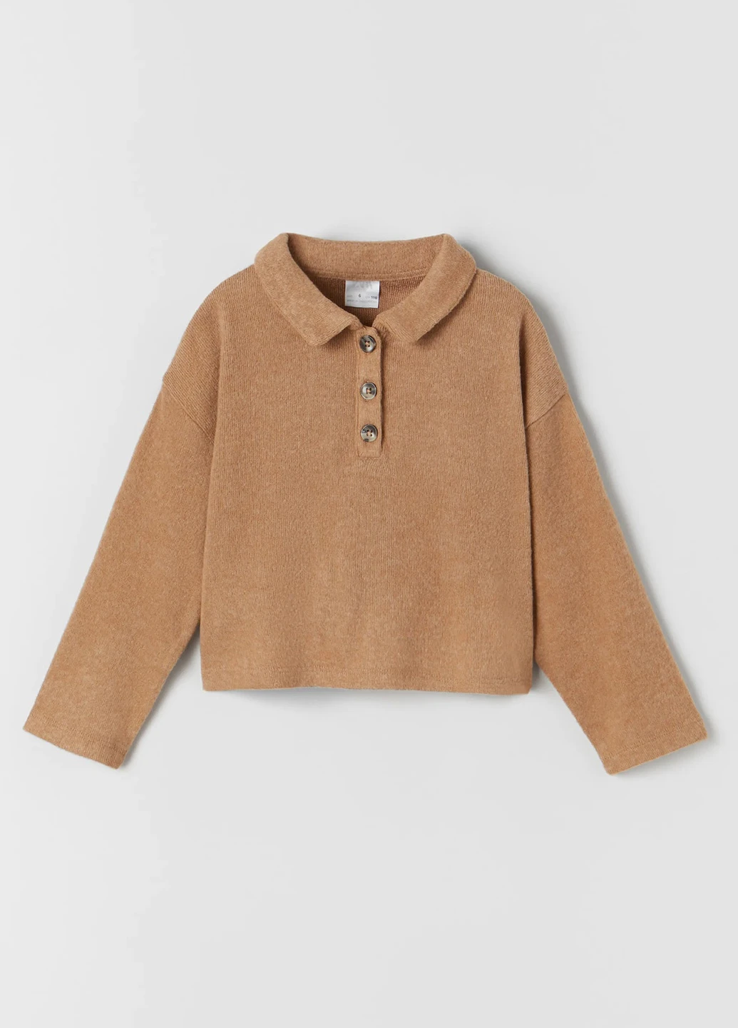 Коричневий демісезонний комплект двійка для дівчинки Zara