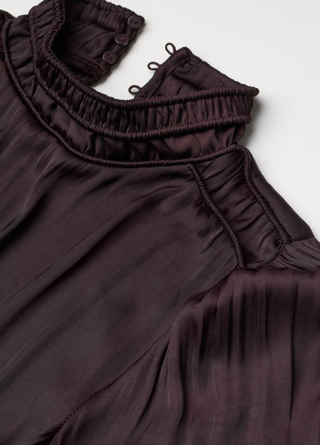 Темно-фиолетовое платье H&M