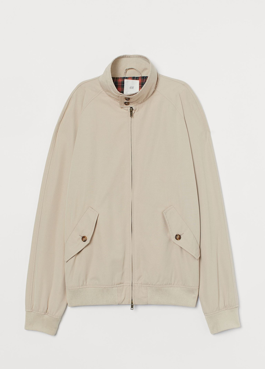 Светло-бежевая демисезонная куртка H&M