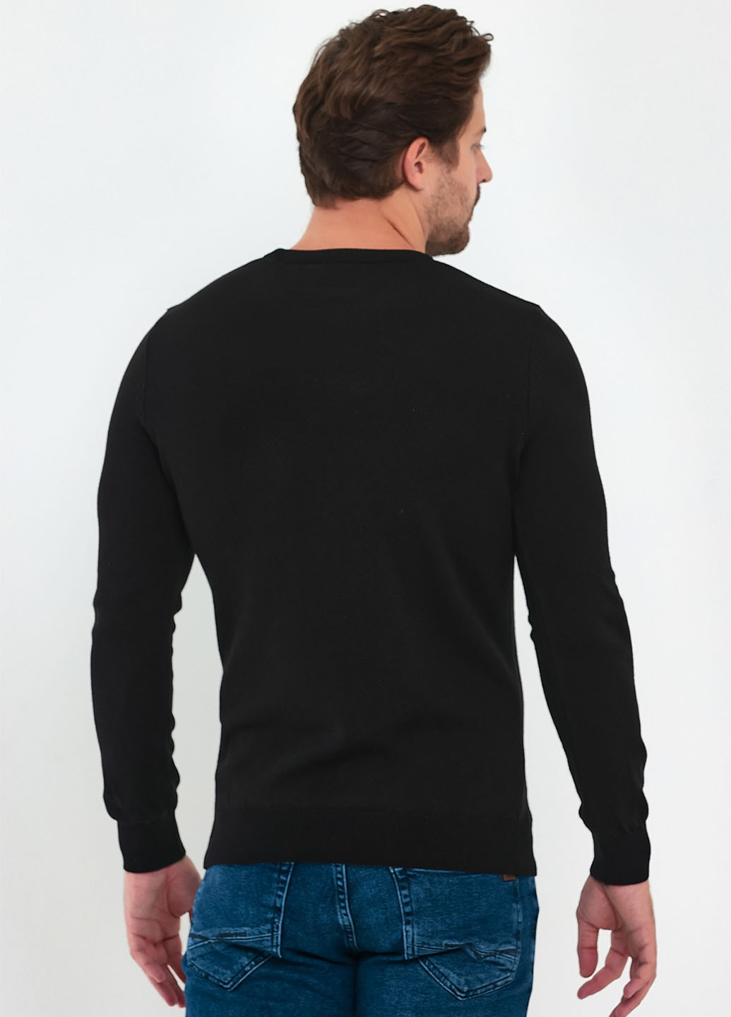Чорний демісезонний светр джемпер Trend Collection