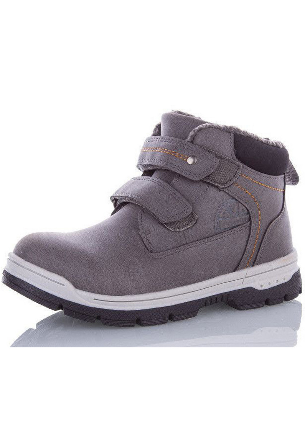 Серые кэжуал осенние зимние ботинки с натуральной шерстью c92007-2 36 серый Jong Golf