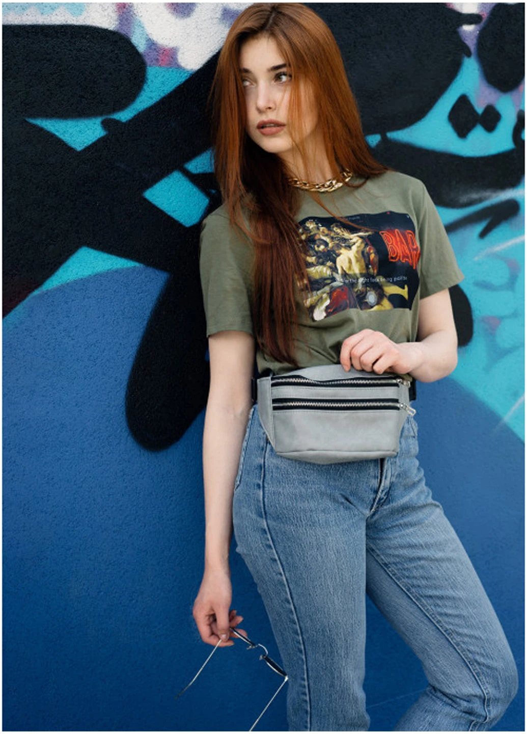 Женская сумка на пояс (бананка) 22х12х4 см Sambag (210477956)