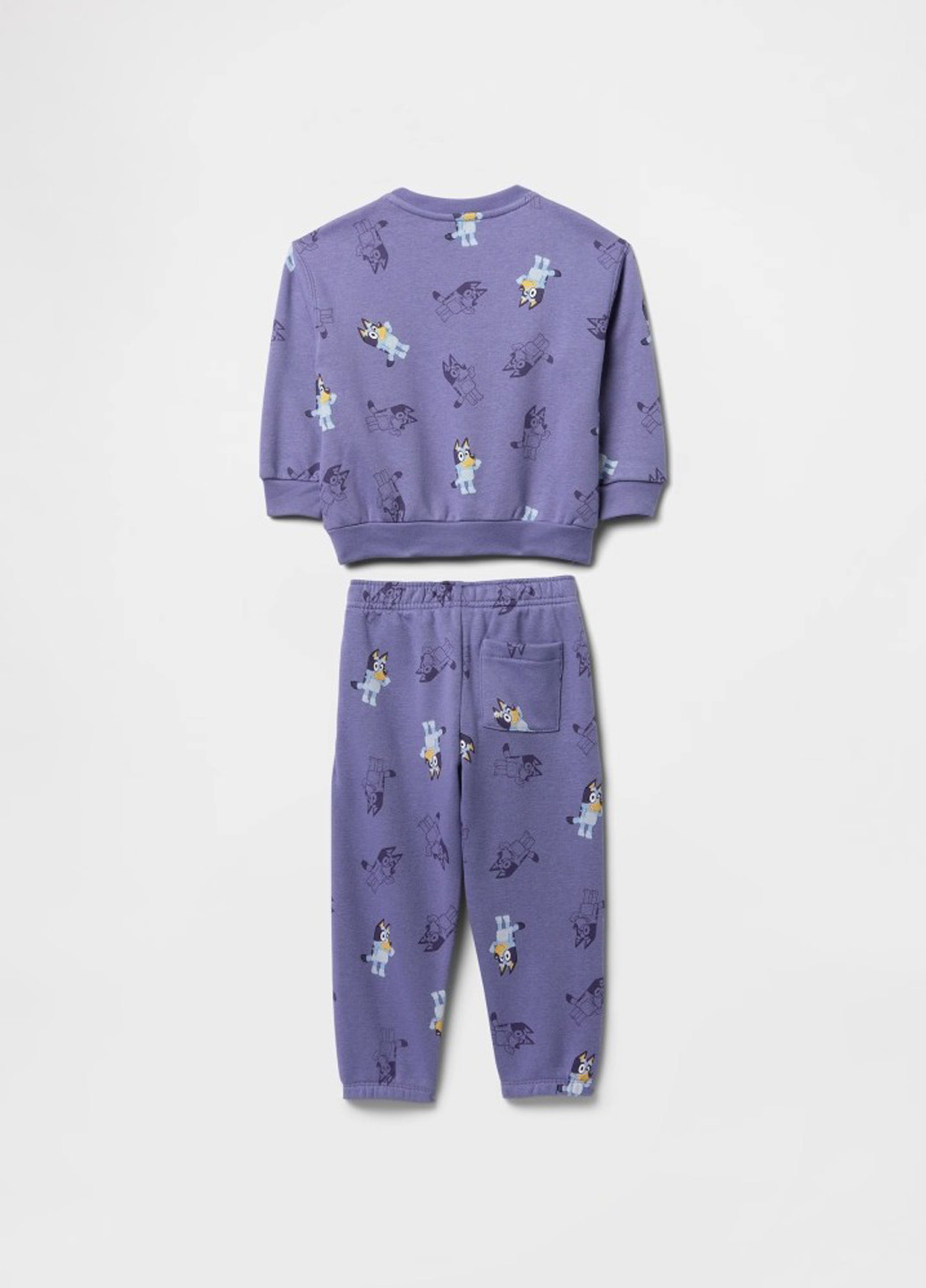 Серо-синий демисезонный костюм (свитшот, брюки) брючный Gap