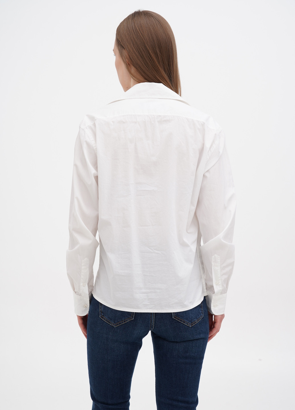 Белая блуза на запах Ralph Lauren