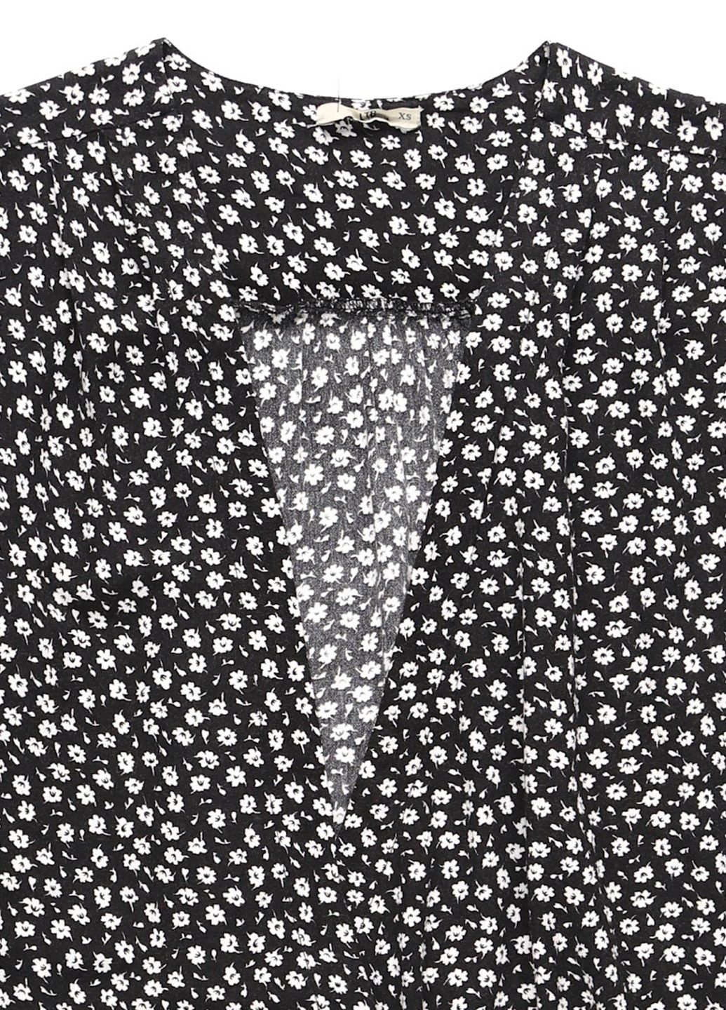 Чёрная блуза на запах LTB