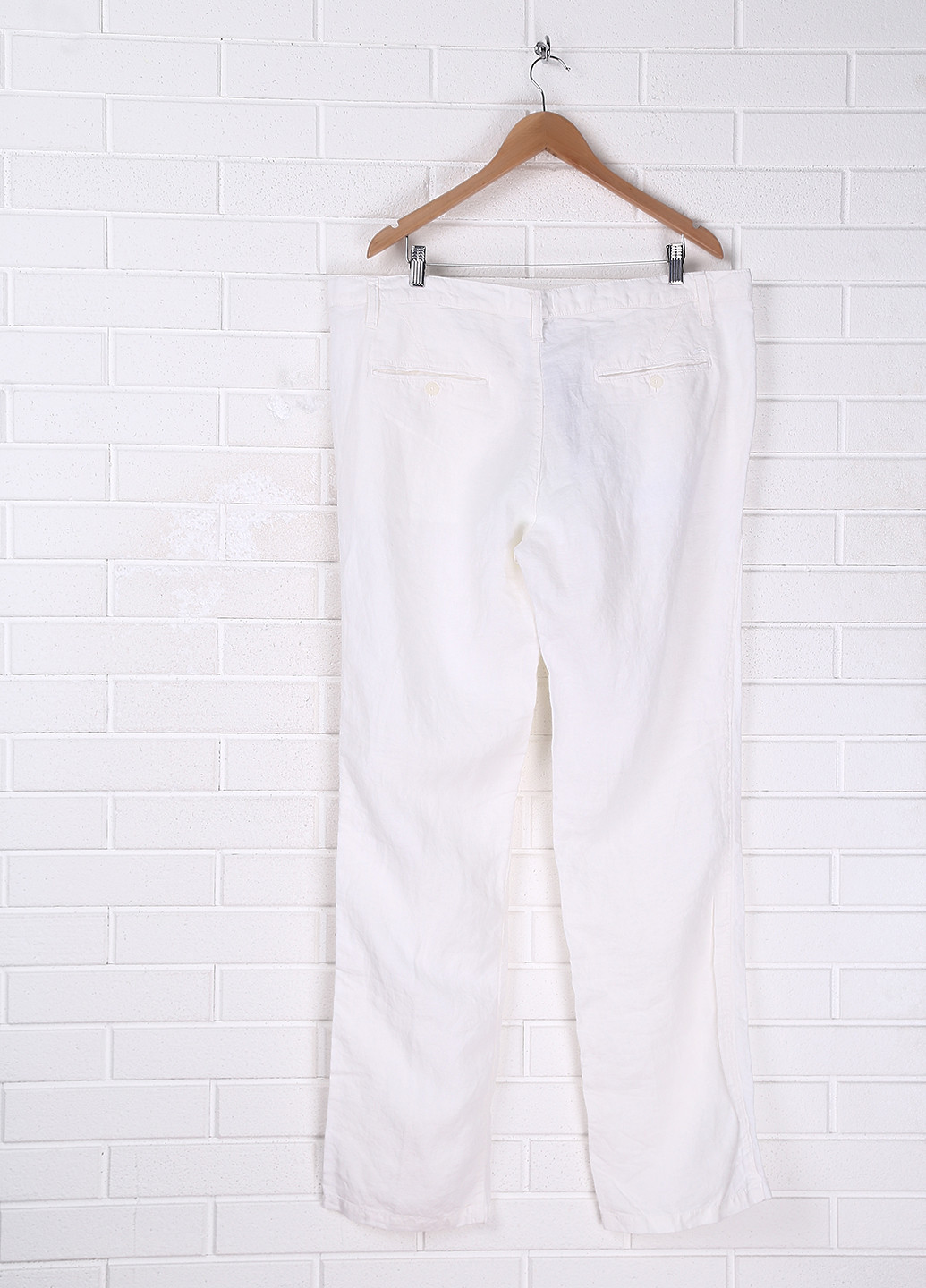Белые кэжуал летние прямые брюки Sixty