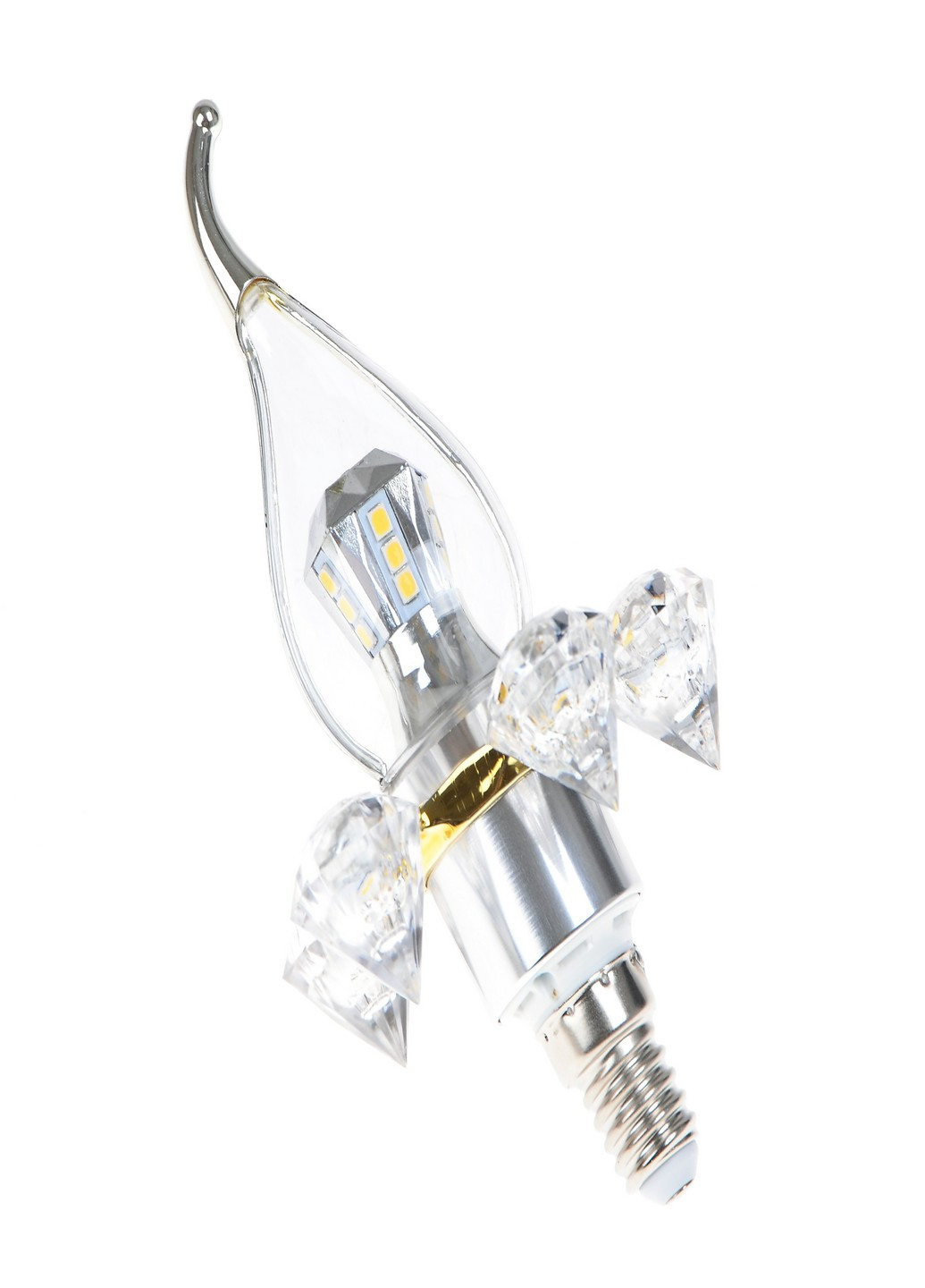 LED E14 5W 20 pcs NW CL37-A SMD2835 лампа світлодіодна (silver) Brille (185914019)