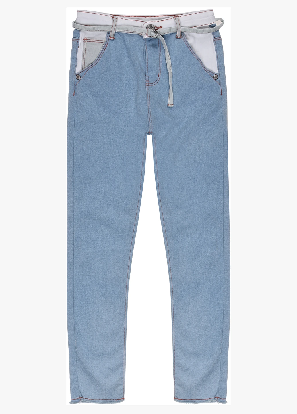 Голубые демисезонные зауженные джинсы Firetrap