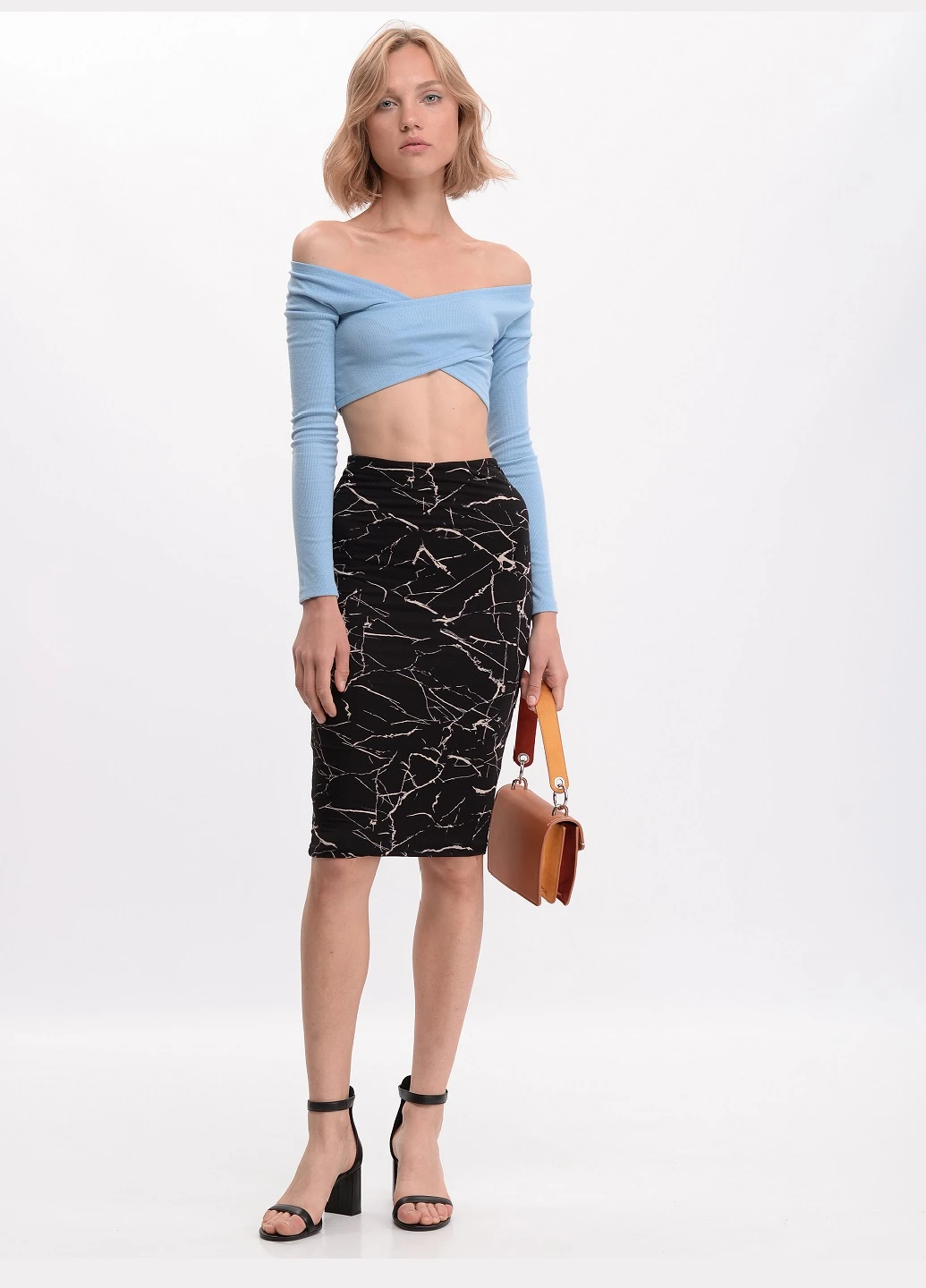 Черная юбка H&M