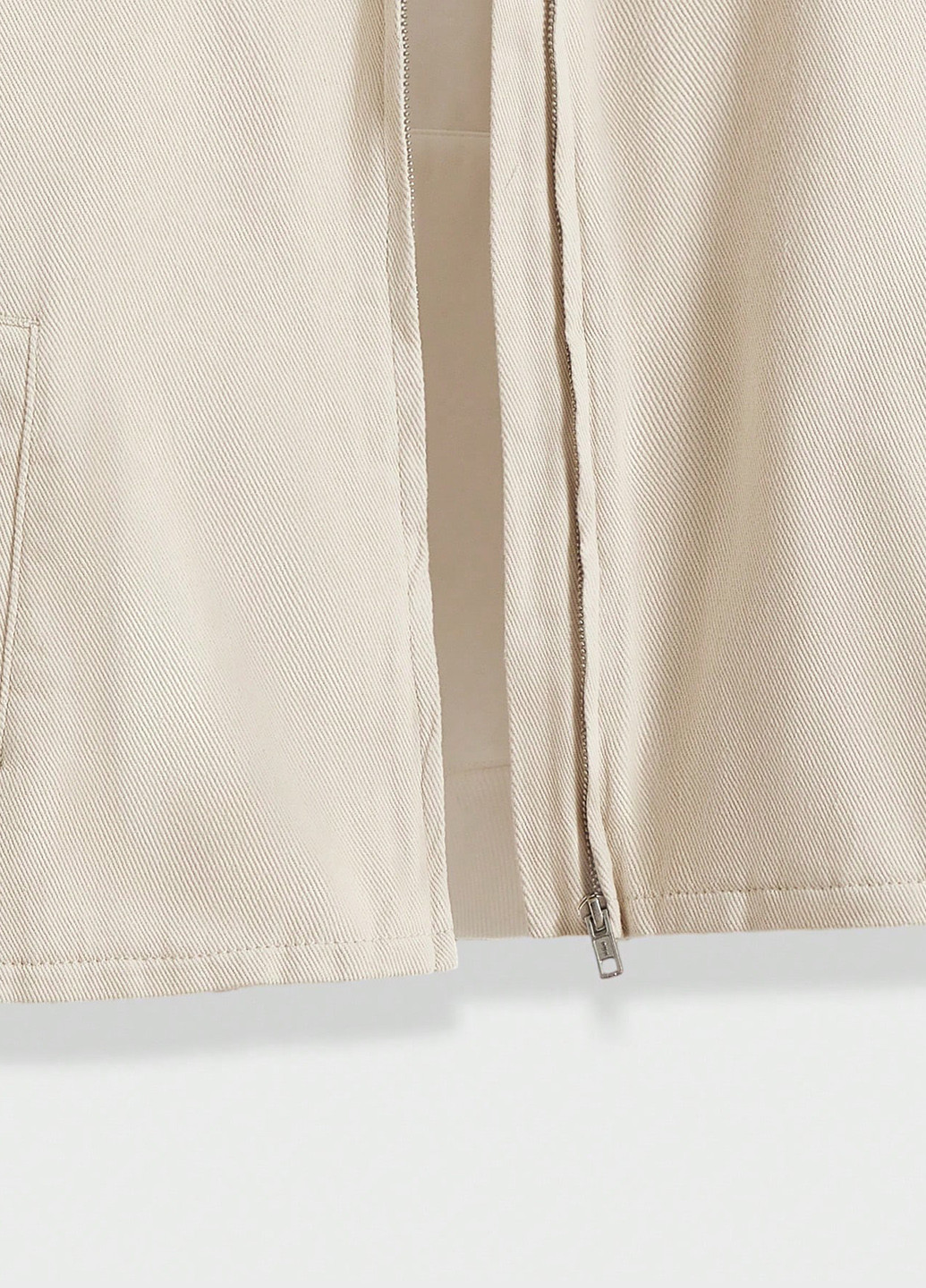 Светло-бежевая зимняя куртка SHEIN