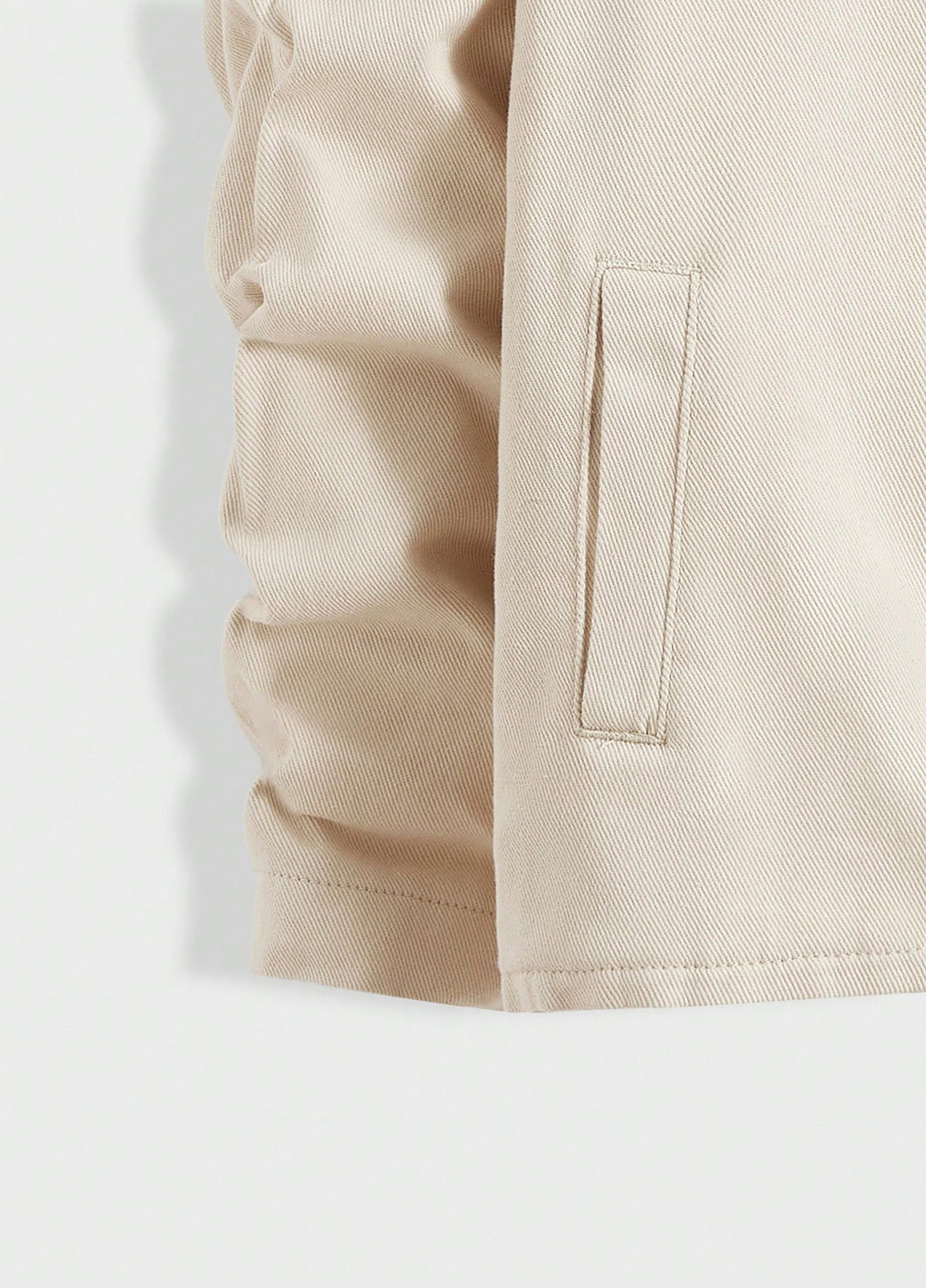 Светло-бежевая зимняя куртка SHEIN