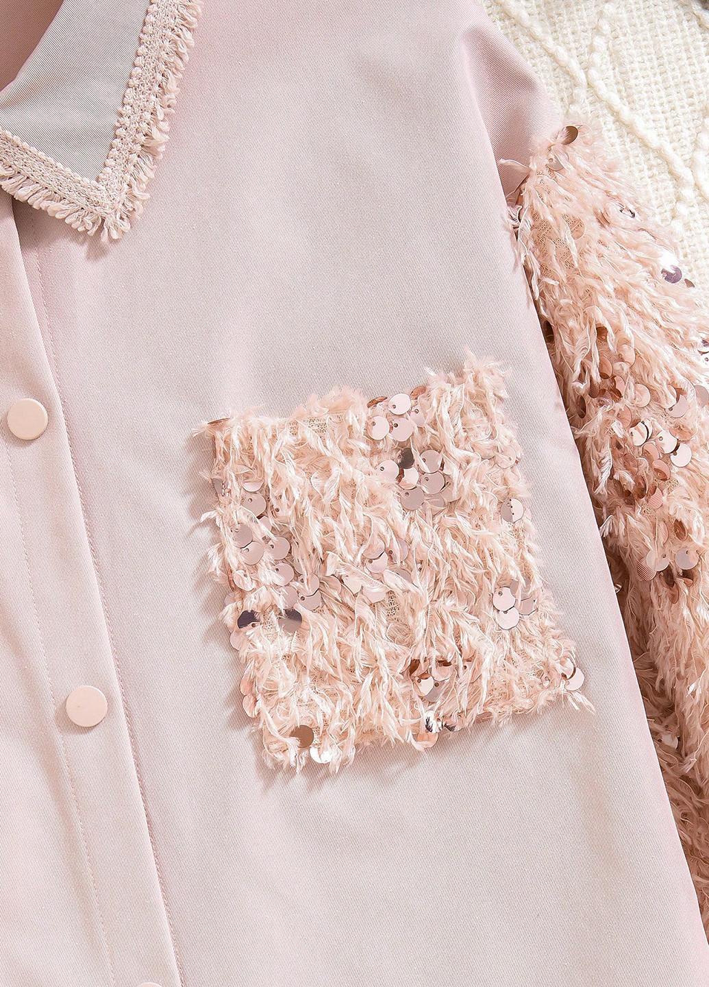 Рожева демісезонна куртка SHEIN