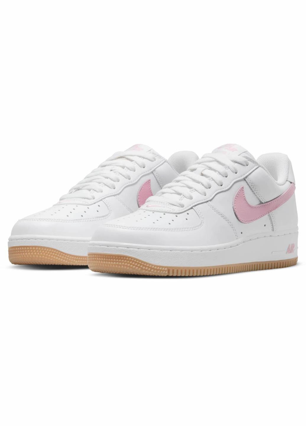 Белые демисезонные кроссовки dm0576-101 Nike AIR FORCE 1 LOW RETRO