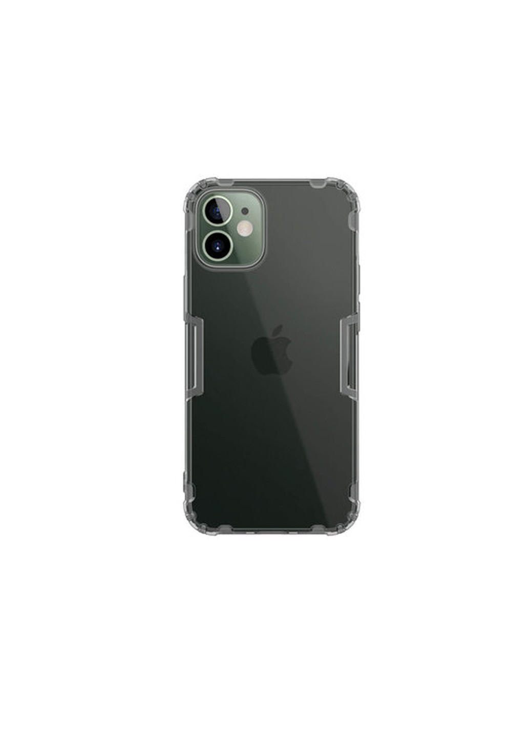 Чехол силиконовый Nature TPU Case для iPhone 12 Mini прозрачный серый Clear Gray Nillkin (220821032)