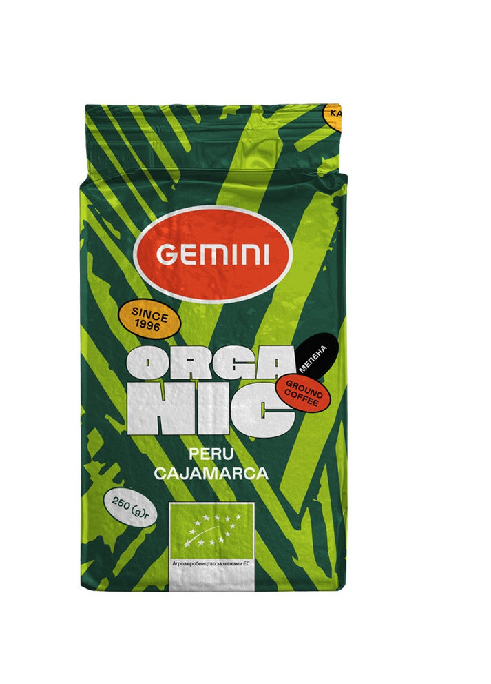 Кава мелена Organic Peru 250 г Gemini (253694110)