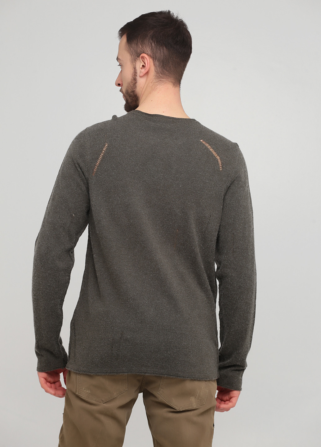 Серо-зеленый демисезонный джемпер джемпер Drykorn