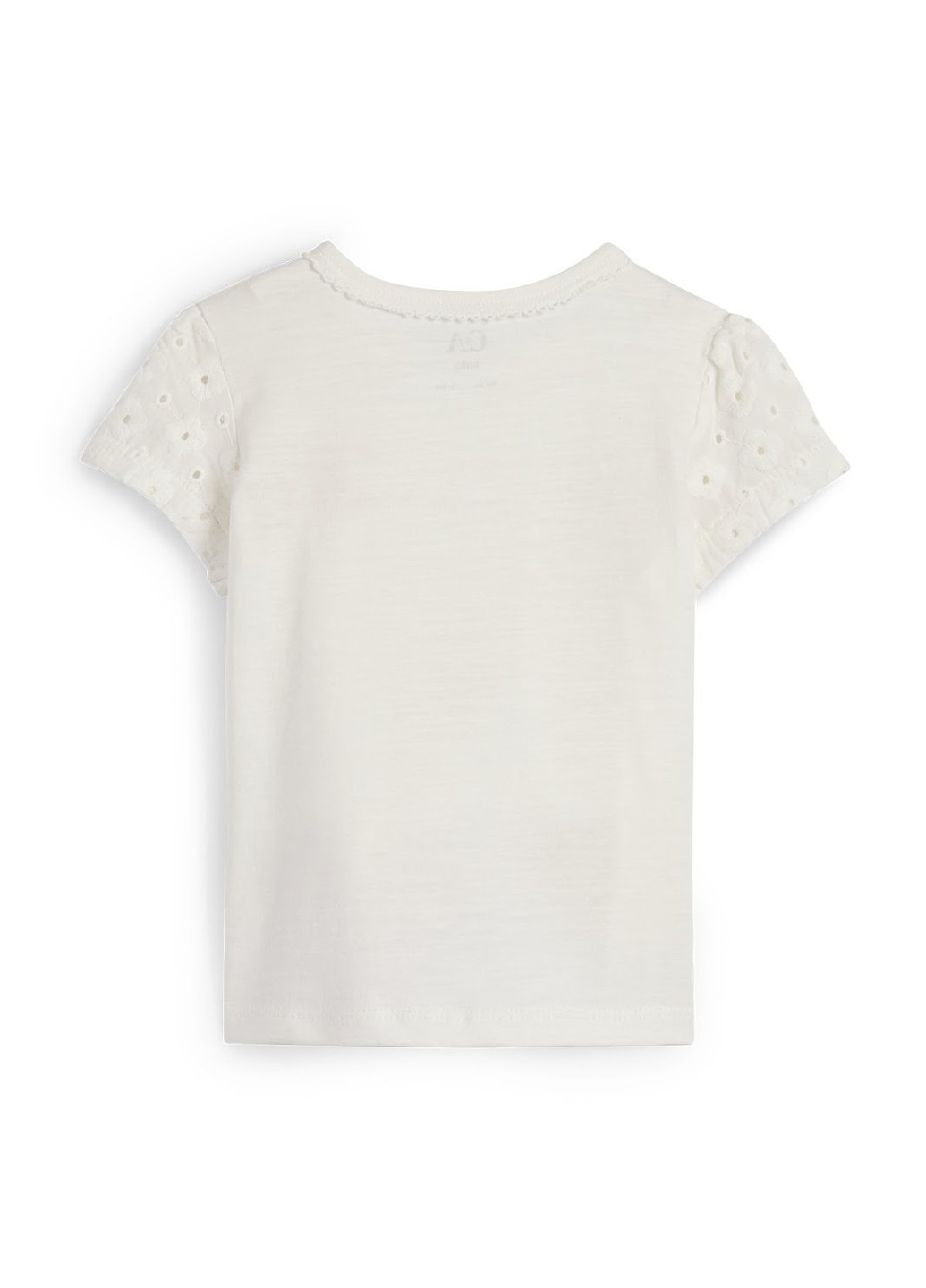 Светло-бежевая летняя футболка C&A