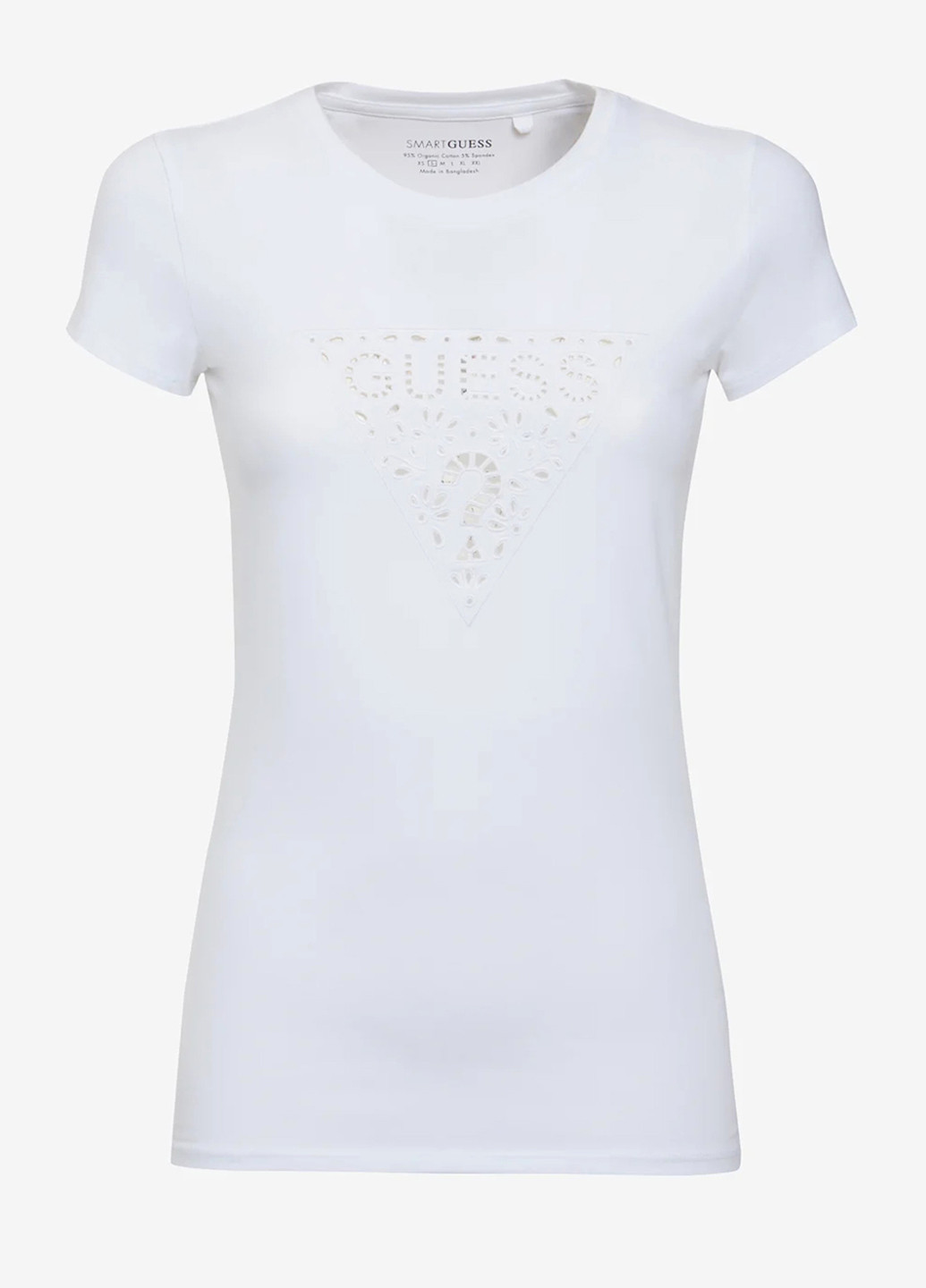 Біла літня футболка Guess