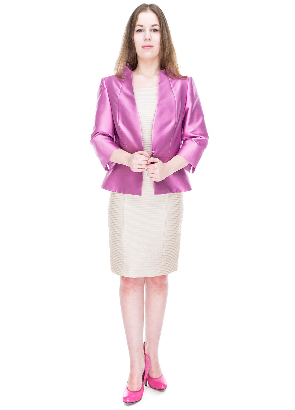Фиолетовый женский жакет Carla Ruiz - всесезон