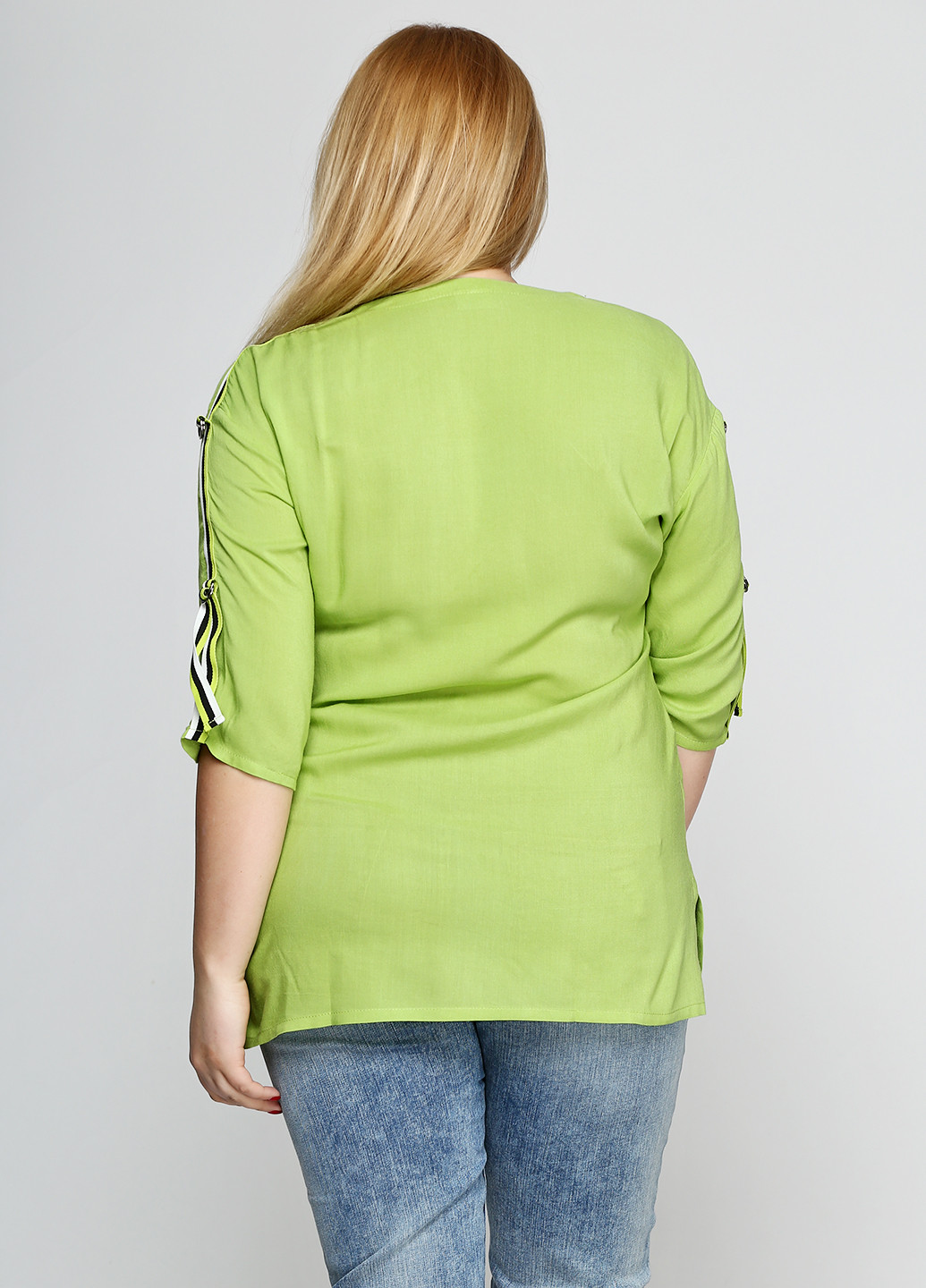 Светло-зеленая демисезонная блуза Ruta-S